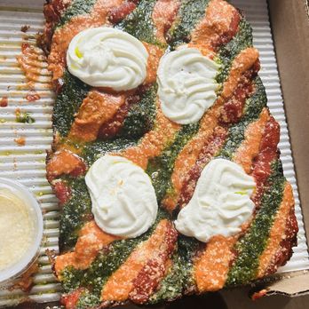 Underground Pizza - The Trifecta with Ricotta Added - Pizza Near Me - Baltimore, Maryland
