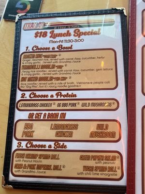 Menu photo 2 Tran An Miami, FL