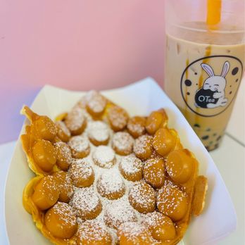 QTea Boba - Waffle Bubbles - Bubble Tea Near Me - SACRAMENTO, California