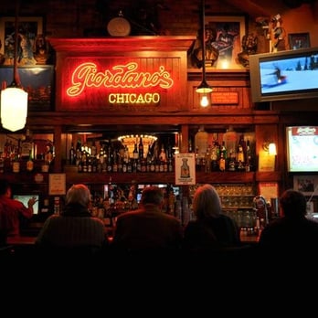 Giordano's - at the bar - Pizza Near Me - Chicago, Illinois