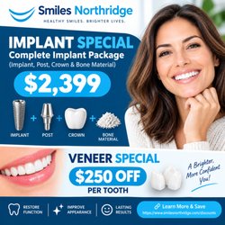 Smiles Northridge - Implant special