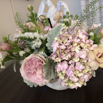 Menlo Botanica - These were a several days after she got them and banged up from ride home but just to get idea how special their bouquets are. - Florists Near Me - Menlo Park, California
