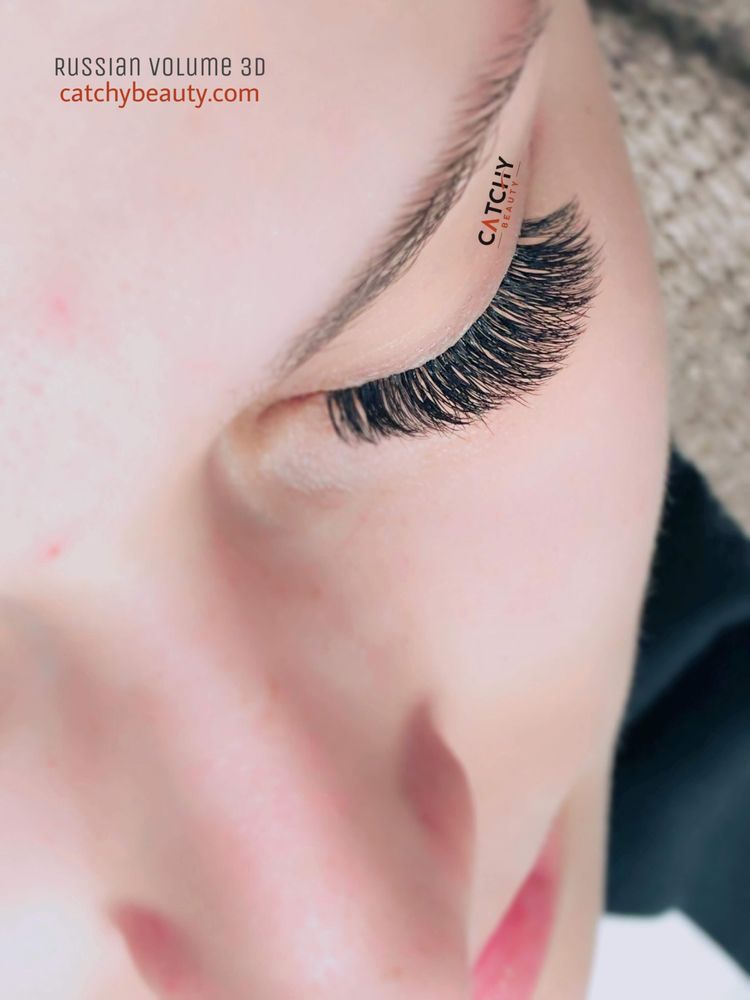 Catchy Beauty Eyelash Extensions Logo