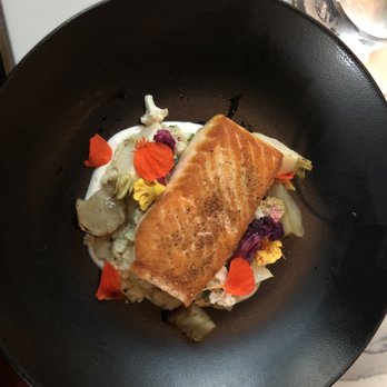 Blackbird - California king salmon - New American Near Me - Santa Barbara, California