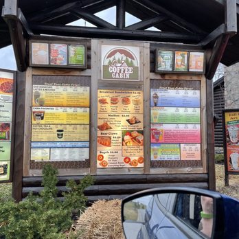 Coffee Cabin - Order board - Coffee & Tea Near Me - Schererville, Indiana