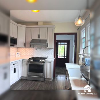 A&B Pro Cleaning - Fresh and clean kitchen after recent post-construction cleaning service by A&B Pro Cleaning. - Home Cleaning Near Me - Renton, Washington A&B Pro Cleaning - Fresh and clean kitchen after recent post-construction cleaning service by A&B Pro Cleaning. - Home Cleaning Near Me - Renton, Washington