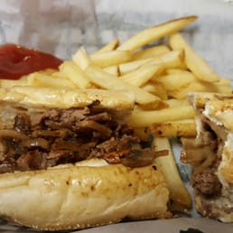 Mushroom cheesesteak, hit the spot! Mushroom cheesesteak, hit the spot!