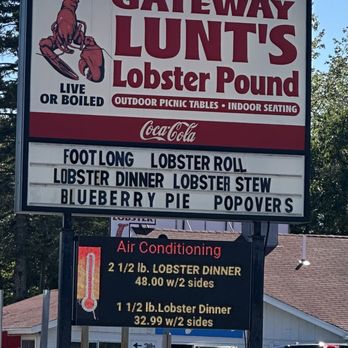 Gateway Lunt’s Lobster Pound - Seafood Near Me - Trenton, Maine