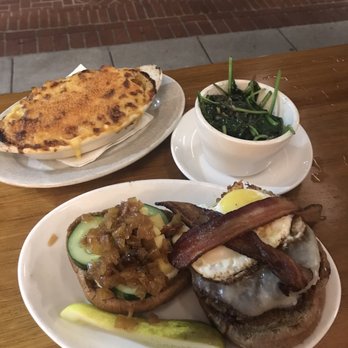 Local Republic - The 'sink'-SUCH a great combination: provalone, bacon, egg, caramelized onions and pineapple, cucumber, and some amazing jam'. - Gastropubs Near Me - Lawrenceville, Georgia