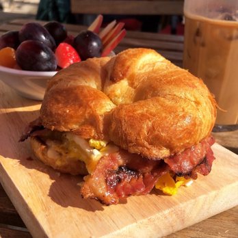 Café Miriam- City Park - Egg Croissant with Brie - Coffee & Tea Near Me - Denver, Colorado