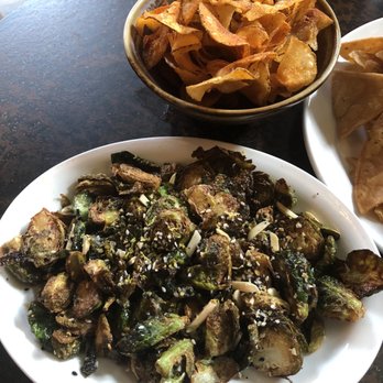 Forbidden Root - Brussel sprouts and BBQ chips - Brewpubs Near Me - Columbus, Ohio