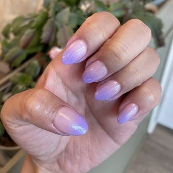 Phenomenail Salon - Ombré purple with shimmer by Diana - Nail Salons Near Me - Dublin, California