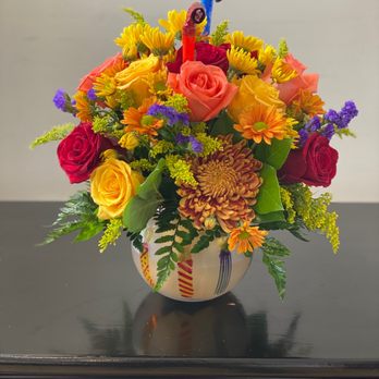 Blooming Fields Flowers - Brilliant Happy Birthday bouquet!! - Florists Near Me - Rahway, New Jersey Blooming Fields Flowers - Brilliant Happy Birthday bouquet!! - Florists Near Me - Rahway, New Jersey