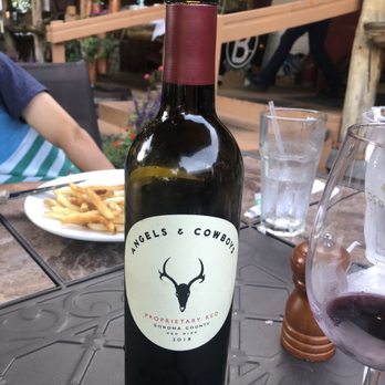 Boots Steakhouse - Angel's & cowboys red blend wine - Steakhouses Near Me - Dillsboro, North Carolina Boots Steakhouse - Angel's & cowboys red blend wine - Steakhouses Near Me - Dillsboro, North Carolina