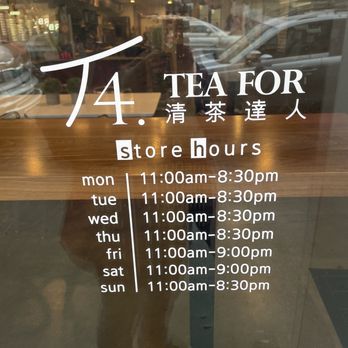 T4 - Hours - Bubble Tea Near Me - Portland, Oregon