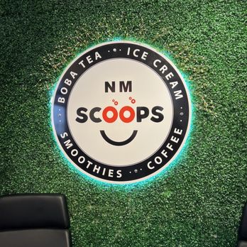 NM Scoops - the logo on the wall - Bubble Tea Near Me - Santa Fe, New Mexico