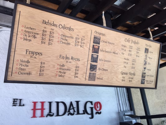 Menu photo 6 El Hidalgo - Expendio de Café Tijuana, BCN Menu photo 6 El Hidalgo - Expendio de Café Tijuana, BCN