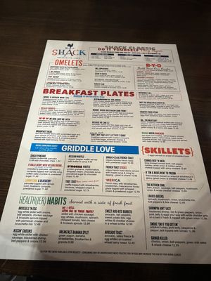 Menu photo 4 Shack Breakfast & Lunch Lee's Summit, MO