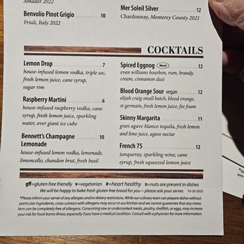 Bennett's American Cooking - Happy Hour Cocktails - New American Near Me - Sacramento, California Bennett's American Cooking - Happy Hour Cocktails - New American Near Me - Sacramento, California