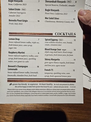 Menu photo 5 Bennett's American Cooking Sacramento, CA Menu photo 5 Bennett's American Cooking Sacramento, CA