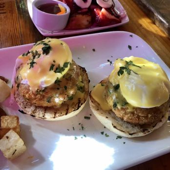 Fig Tree Cafe - Lobster and crab cake benedict - Sandwiches Near Me - Pacific Beach, California Fig Tree Cafe - Lobster and crab cake benedict - Sandwiches Near Me - Pacific Beach, California
