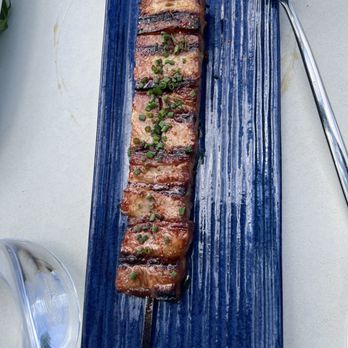 Miru - Smoked Pork Belly Skewer - Japanese Near Me - Chicago, Illinois Miru - Smoked Pork Belly Skewer - Japanese Near Me - Chicago, Illinois