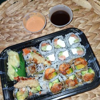 Yoi Sushi Japanese - Shrimp tempura, California roll & sweet potato roll. - Sushi Bars Near Me - Flushing, New York