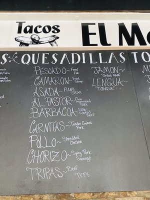 Menu photo 7 Tacos El Metate Denver, CO