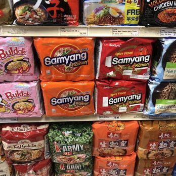 Sunrise Asian Food Market - Korean instant noodles--Samyang is my favorite brand - Imported Food Near Me - Eugene, Oregon