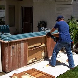 Elite Junk Removal - Spa removal!