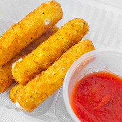 Freakin’ Rican Food Truck - Gooey mozzarella sticks fried to a golden crispy perfection.