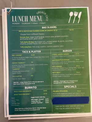 Menu photo 3 UReach Cafe Loma Linda, CA Menu photo 3 UReach Cafe Loma Linda, CA