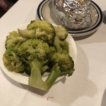 By The Docks Restaurant - Over cooked broccoli - Seafood Near Me - Middle River, Maryland