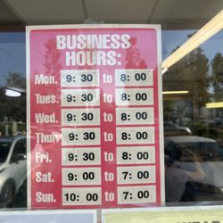 Opening hours