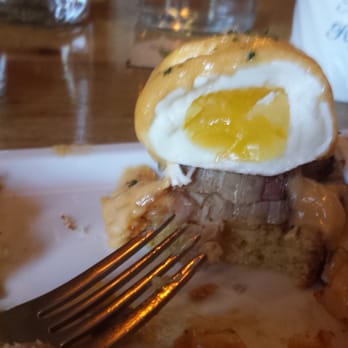 Barque Smokehouse - boiled egg benny - Barbeque Near Me - Toronto, Ontario