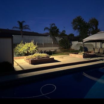 Underrated Electric - Lights up the back yard nice. - Electricians Near Me