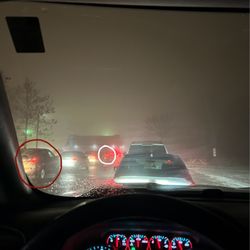 Lume Cannabis - The car circled in white was behind me at the start of the line. The car in red will be your reference for the next photo.