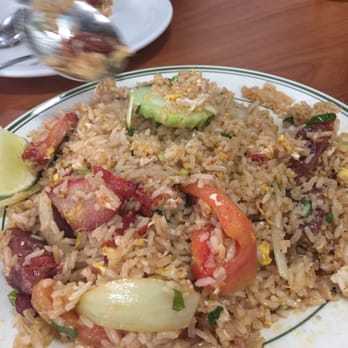 Little Ocha Extra - Bbq Pork and Chinese Sausage Fried Rice - Thai Near Me - Los Angeles, California Little Ocha Extra - Bbq Pork and Chinese Sausage Fried Rice - Thai Near Me - Los Angeles, California