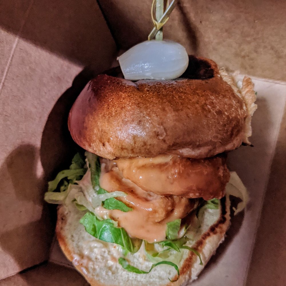 Menya Goku By Ramen Wasabi - Ebi Mayo Slider - Ramen Near Me - Chicago, Illinois Menya Goku By Ramen Wasabi - Ebi Mayo Slider - Ramen Near Me - Chicago, Illinois