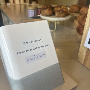 Sanctuary Coffee Refuge - WiFi username & password - Coffee & Tea Near Me - Fresno, California