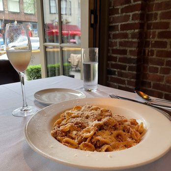 Toscano Restaurant - Veil pasta with peach bellini - Italian Near Me - Boston, Massachusetts Toscano Restaurant - Veil pasta with peach bellini - Italian Near Me - Boston, Massachusetts