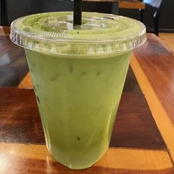 Craft Coffee Parlor - Iced matcha with almond milk