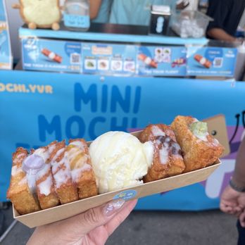 Tochi YVR - a person holding a box of mini mochis - Desserts Near Me