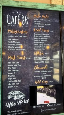 Menu photo 5 Cafe 86 Placentia, CA Menu photo 5 Cafe 86 Placentia, CA