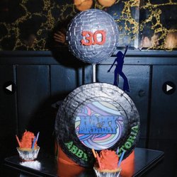 Disco themed cake