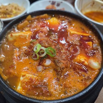 Dolsot Korean Kitchen - Spicy beef Kim chi tofu soup - Korean Near Me - Flower Mound, Texas Dolsot Korean Kitchen - Spicy beef Kim chi tofu soup - Korean Near Me - Flower Mound, Texas