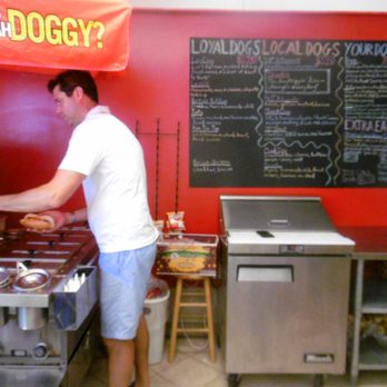 LouDogs - Owner preparing the dogs - Hot Dogs Near Me - Sea Isle City, New Jersey LouDogs - Owner preparing the dogs - Hot Dogs Near Me - Sea Isle City, New Jersey