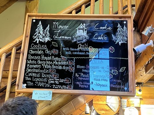 Menu photo 1 Mt Lemmon Cookie Cabin Mount Lemmon, AZ