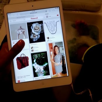 Polish’d Blowdry Studio - iPad while waiting for a pedi? My idea of a perfect relaxation! Heloo pinterest! - Hair Salons Near Me - Elkridge, Maryland