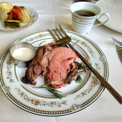 Cedar Knoll - Herb Roasted Prime rib au jus and horseradish cream